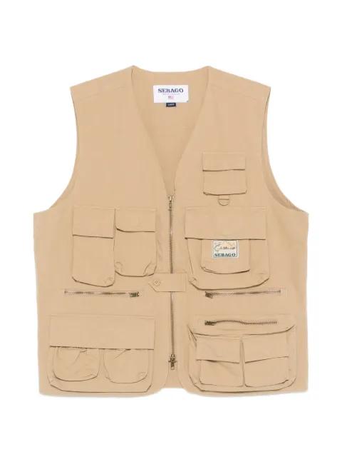 Downeaster zip-fastening gilet by SEBAGO