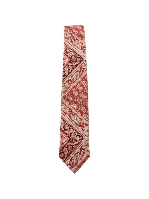 Hebron patterned tie by SEBAGO