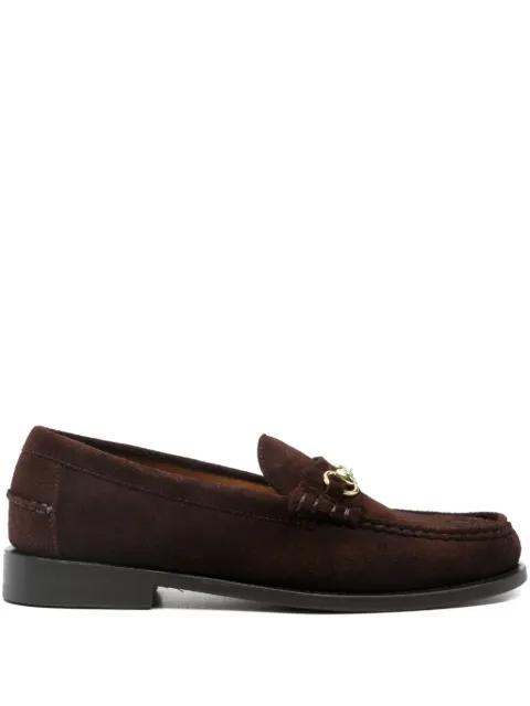 horsebit suede loafers by SEBAGO