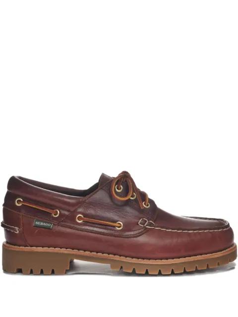 leather lace-up loafers by SEBAGO