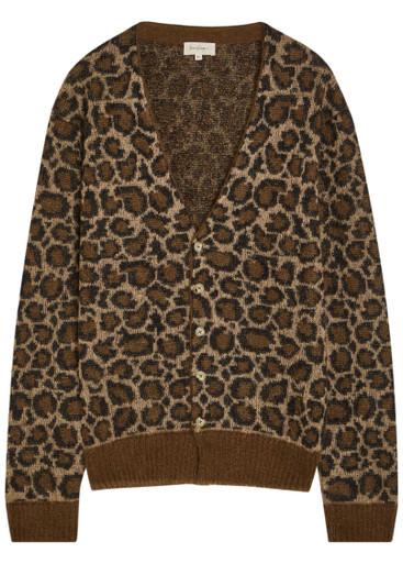 Chevy intarsia mohair-blend cardigan by SECOND LAYER