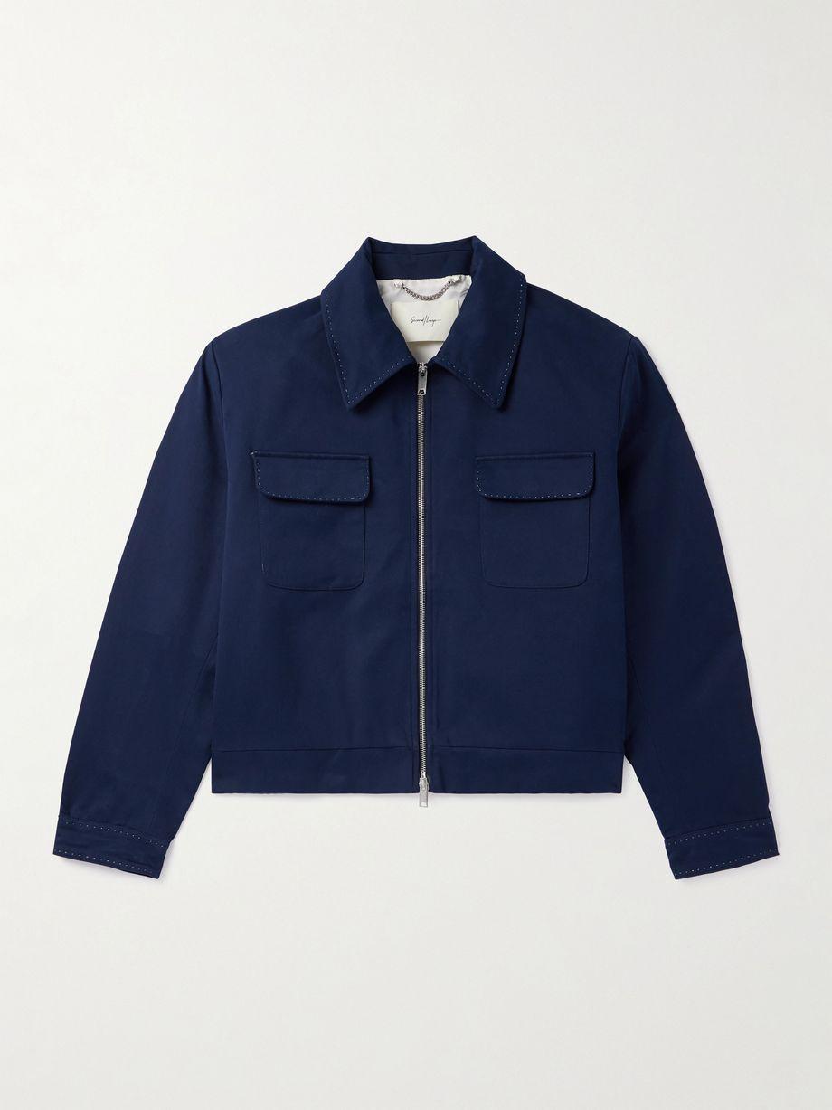 Herman Embroidered Cotton-Twill Jacket by SECOND LAYER Herman Embroidered Cotton-Twill Jacket by SECOND LAYER