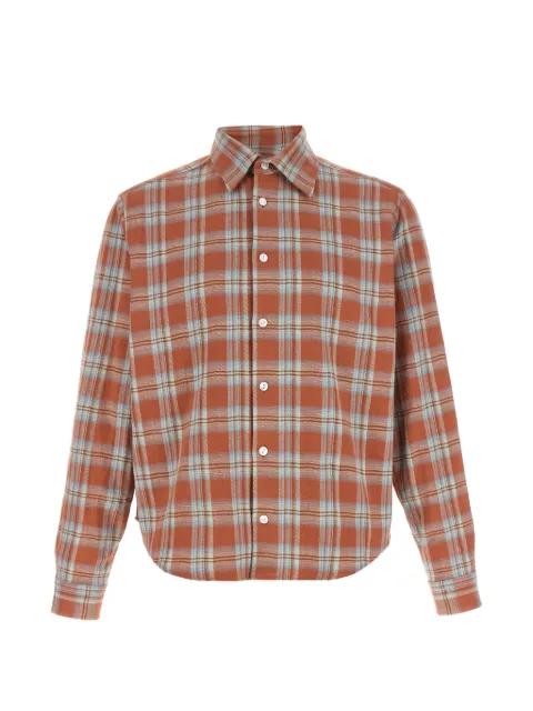 Sherman checkered button-down cotton shirt by SECOND/LAYER