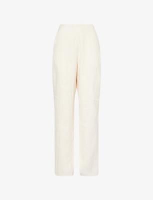 Coco Straight-Leg Linen Trousers by SECOND SUMMER