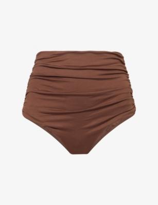 High-Waist Bikini Bottoms by SECOND SUMMER