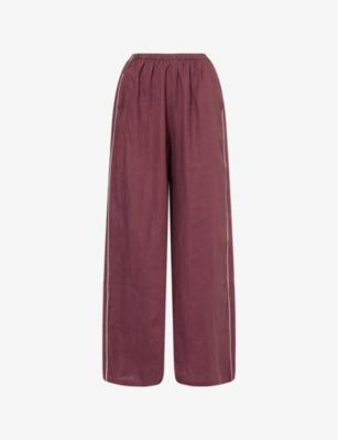 La Mar Wide-Leg Linen Trousers by SECOND SUMMER