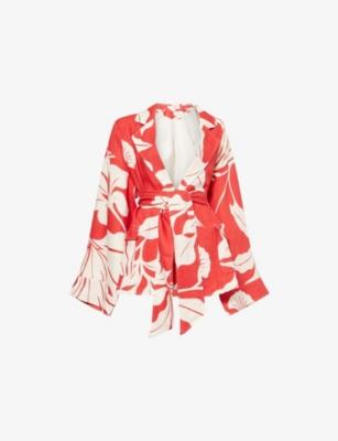 Paloma Belted Cotton Jacket by SECOND SUMMER
