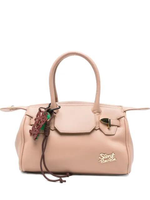 Alexandra-S logo-plaque tote bag by SECRET PON PON