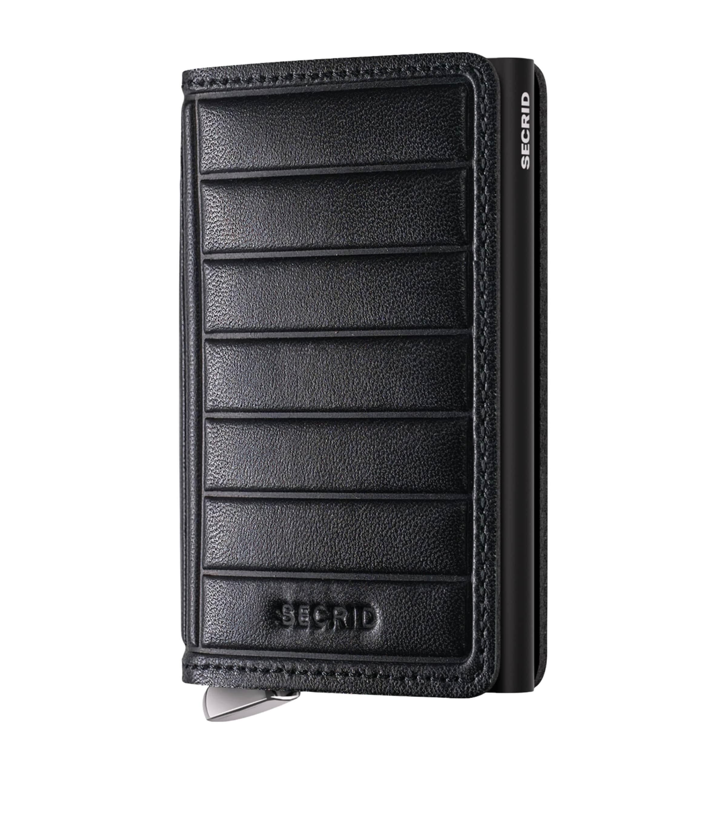 Embossed Leather Slimwallet by SECRID