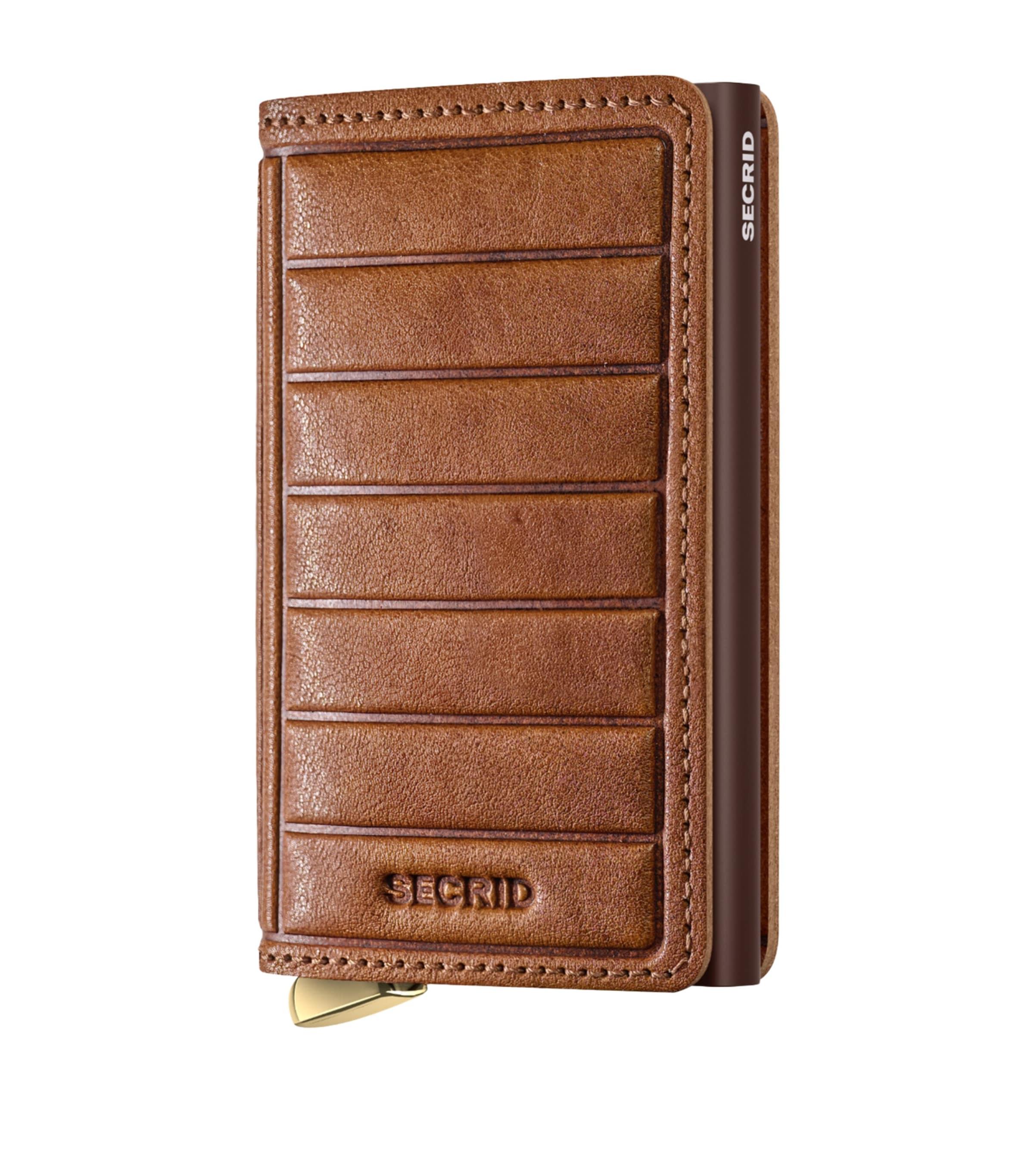 Embossed Leather Slimwallet by SECRID