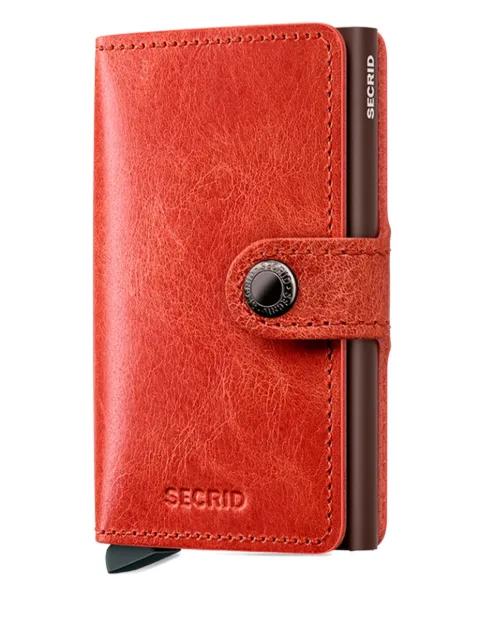 leather button card holder by SECRID