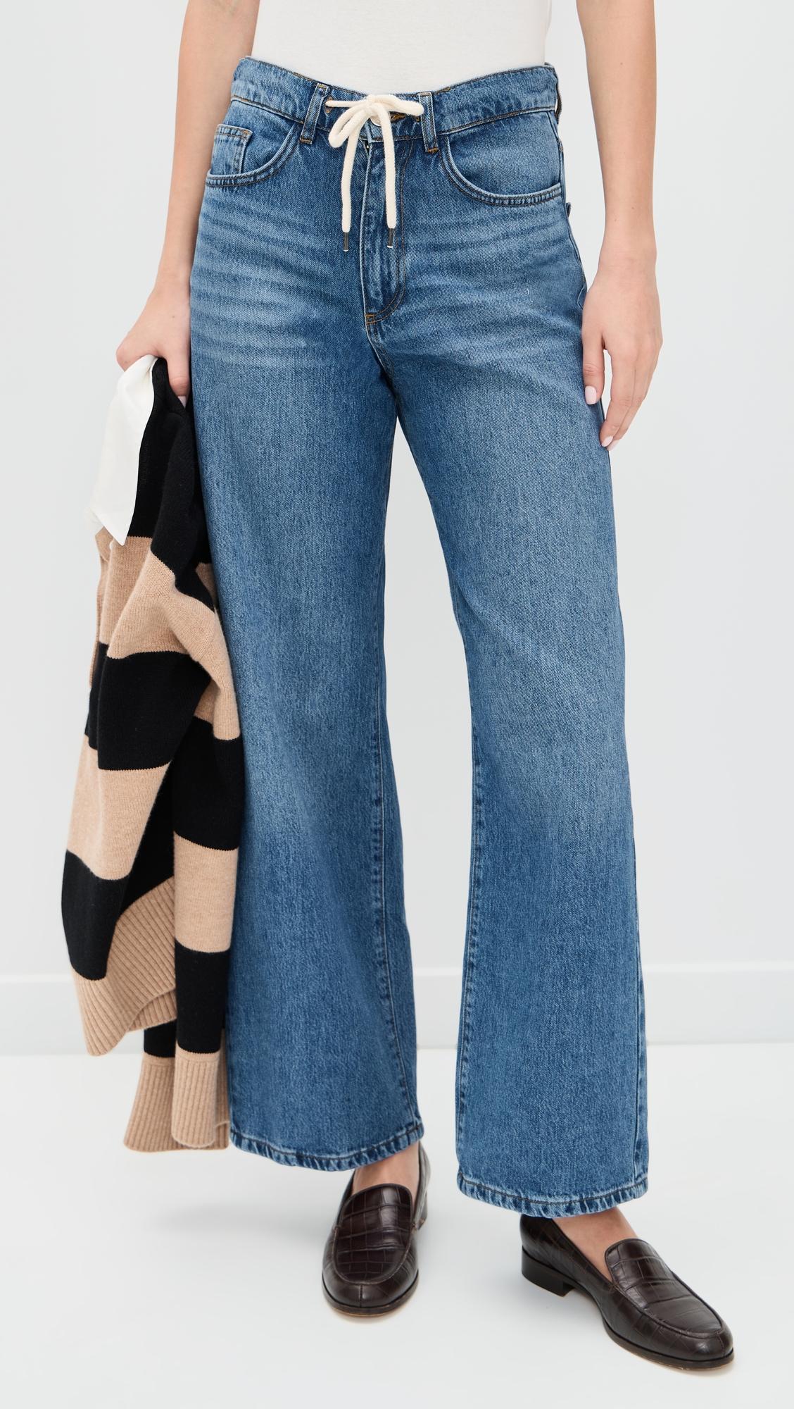 Wesley Wide Leg Drawstring Jeans by SECULAR