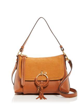 Joan Small Leather & Suede Shoulder Bag by SEE BY CHLO&EACUTE;