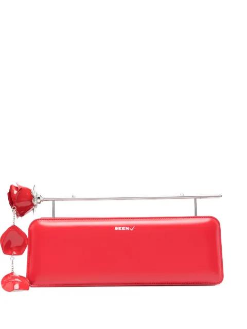 Rose 11. embellished clutch bag by SEEN USERS