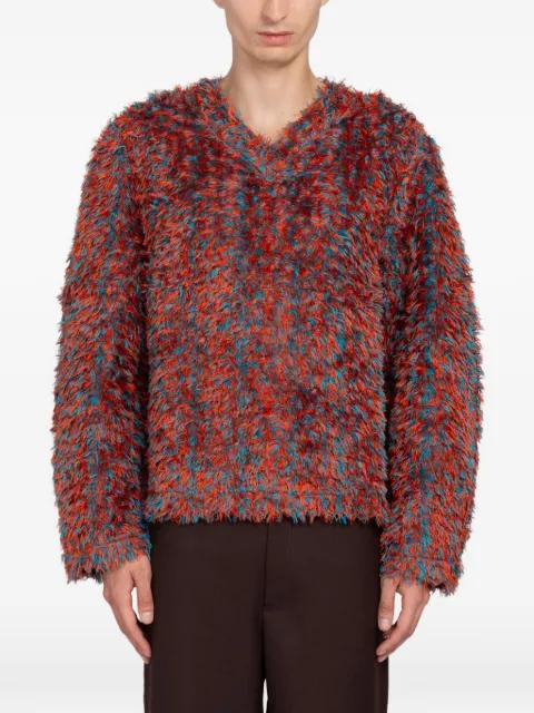 Agustin textured-finish sweater by SEFR