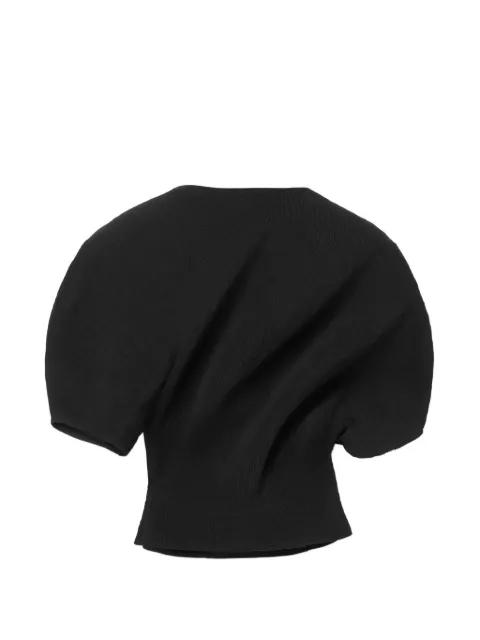Naomi draped crinkled blouse by SEFR
