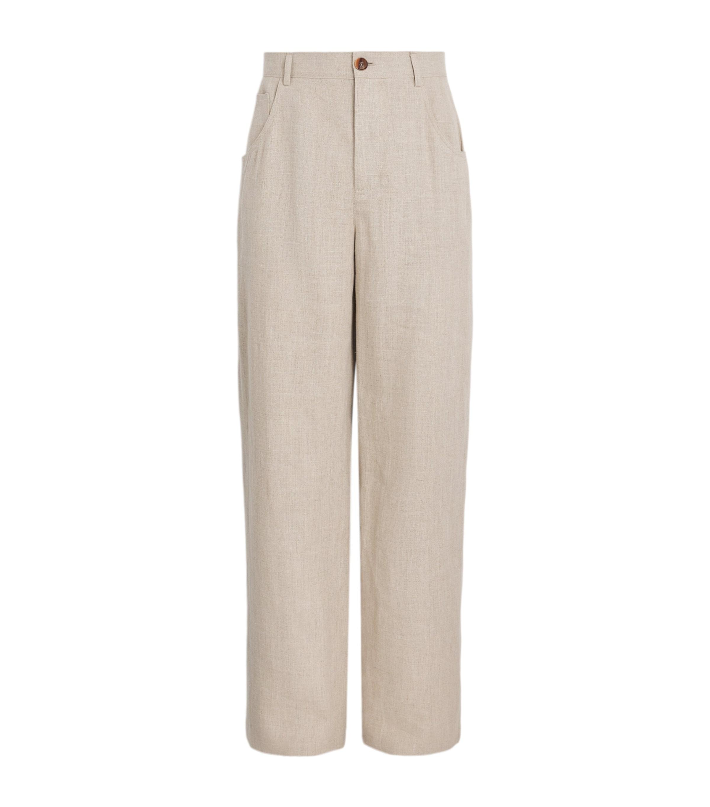 Séfr Linen Arno Tailored Trousers by SEFR
