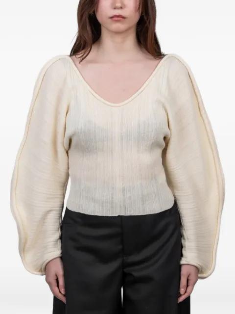 V-neck long-sleeve top by SEFR