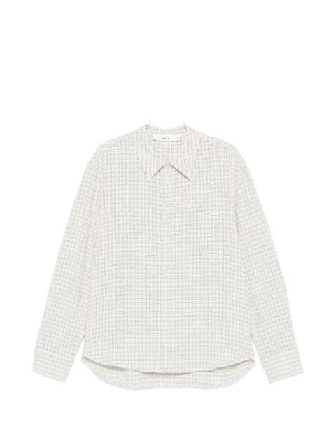 Wes check-pattern long-sleeve shirt by SEFR
