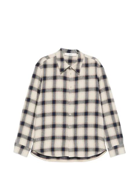 Wes check-print shirt by SEFR