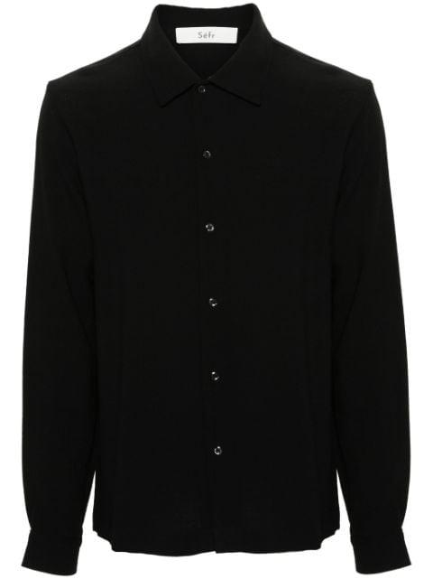 crepe long-sleeved shirt by SEFR