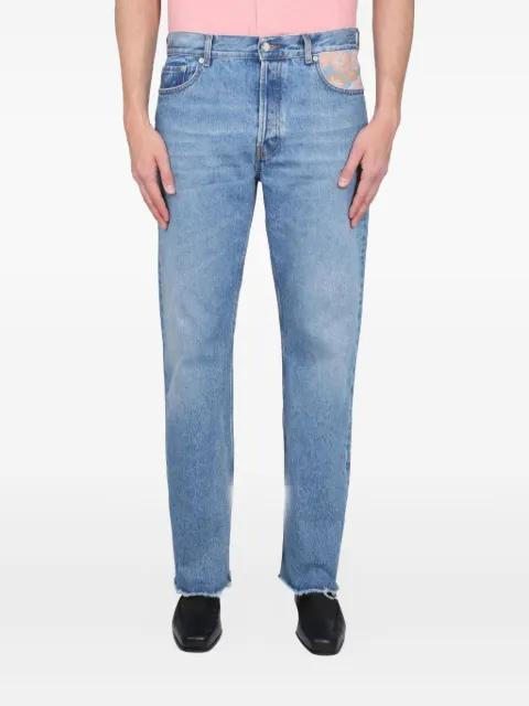 floral-panel jeans by SEFR