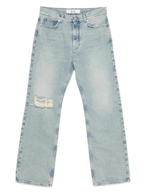 ripped swirl jeans by SEFR