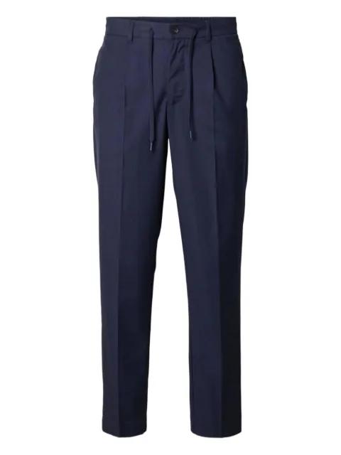 drawstring straight-leg trousers by SELECTED