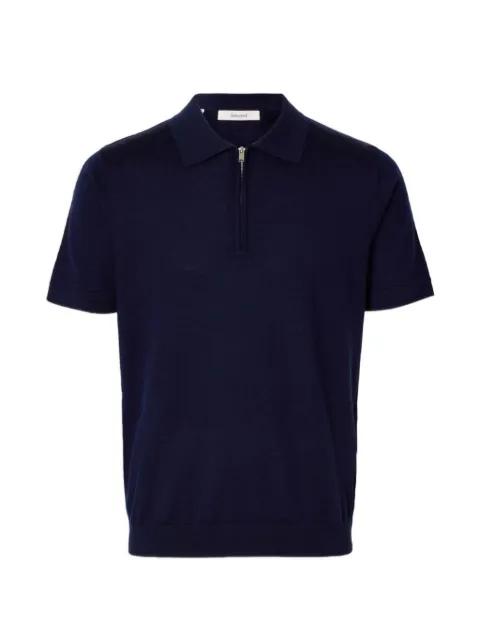 half zip knitted polo by SELECTED