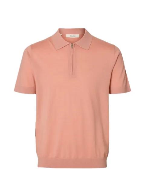 half zip polo shirt by SELECTED