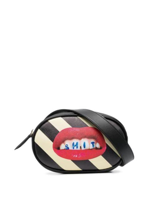 graphic-print belt bag by SELETTI