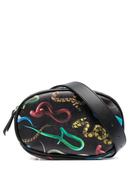 snakes-print belt bag by SELETTI