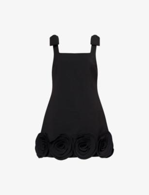 3D Flower Crepe Mini Dress by SELF-PORTRAIT