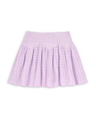 Girls' Pointelle Ribbed Knit Skirt - Little Kid by SELF-PORTRAIT