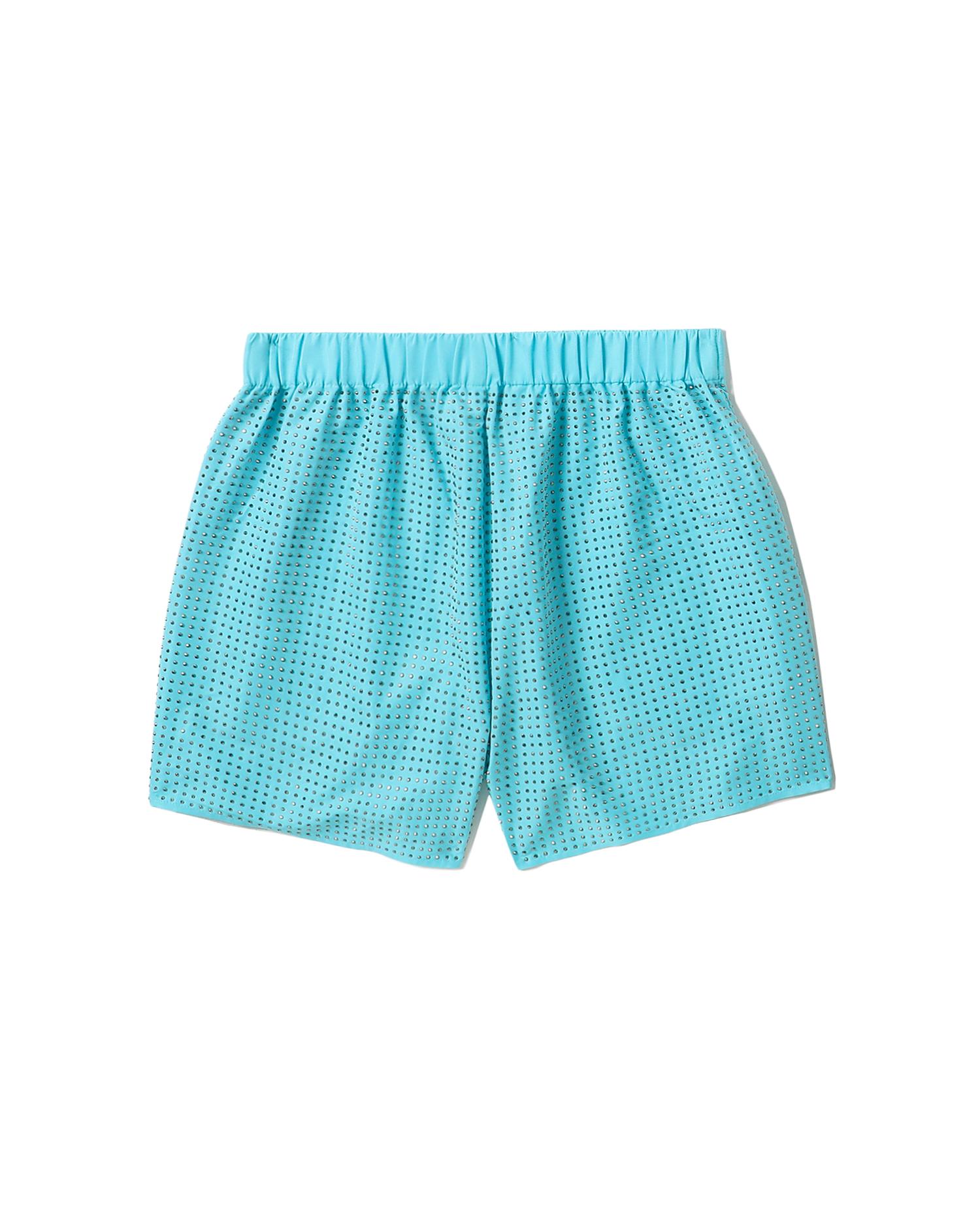 Hotfix taffeta shorts by SELF-PORTRAIT