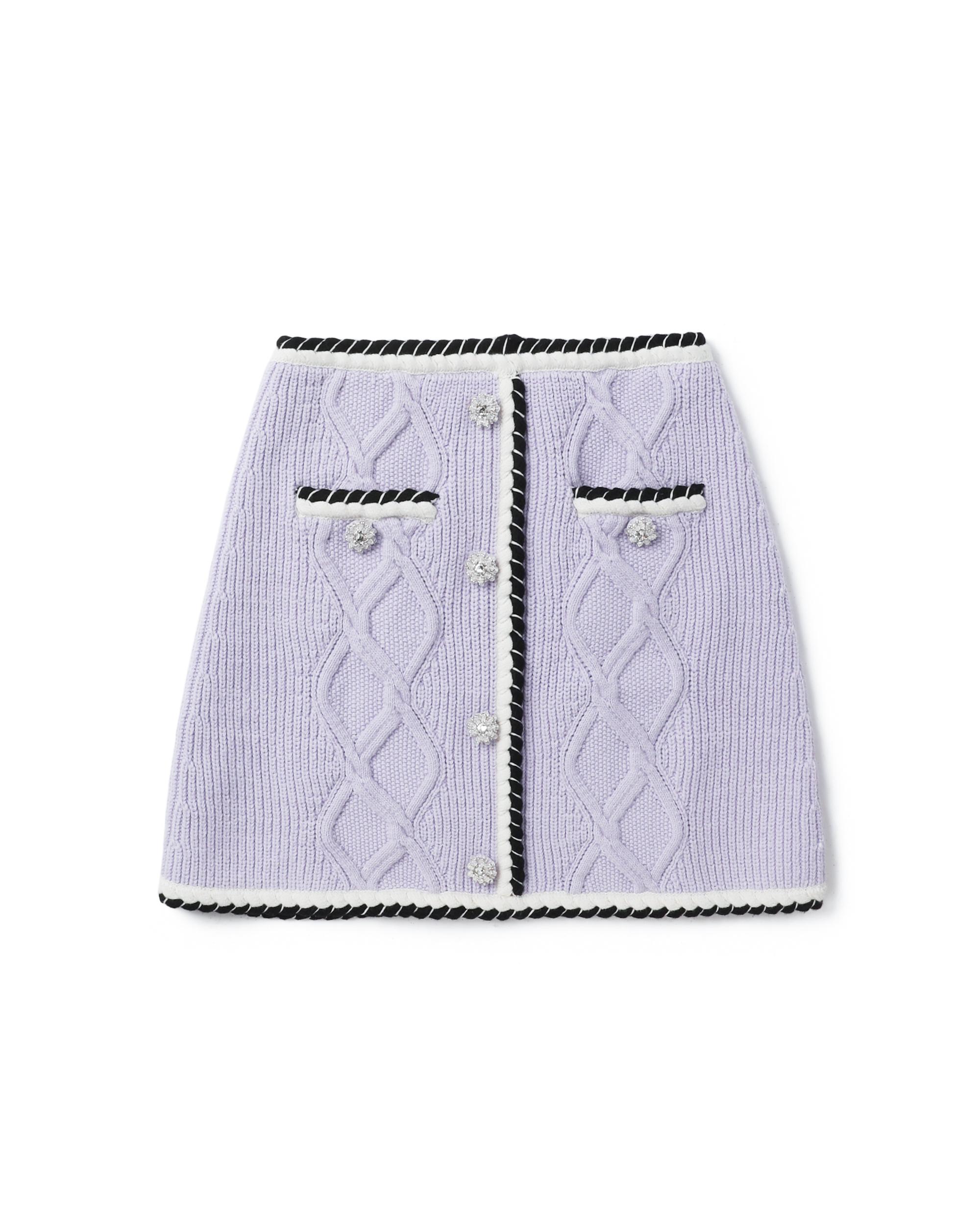 Knit mini skirt by SELF-PORTRAIT