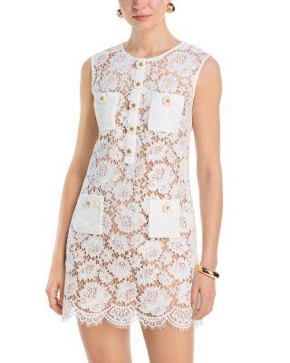 Lace Mini Dress - Exclusive by SELF-PORTRAIT