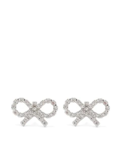 Micro Bow earrings by SELF-PORTRAIT