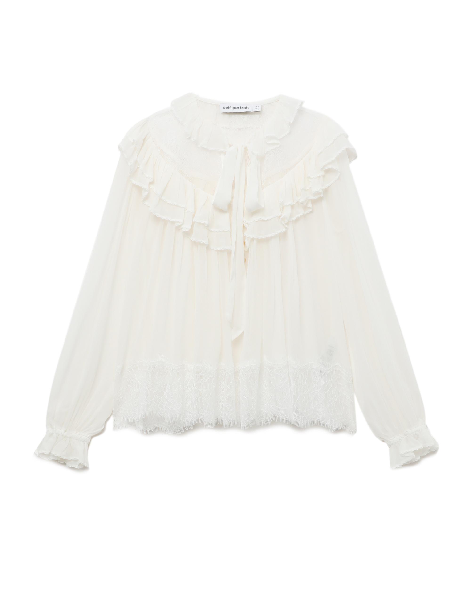 Ruffled top by SELF-PORTRAIT