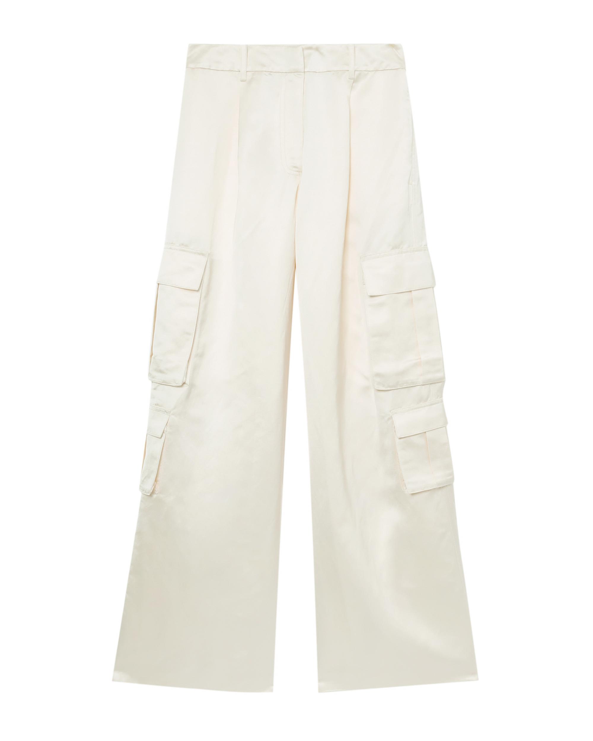 Satin cargo trousers by SELF-PORTRAIT