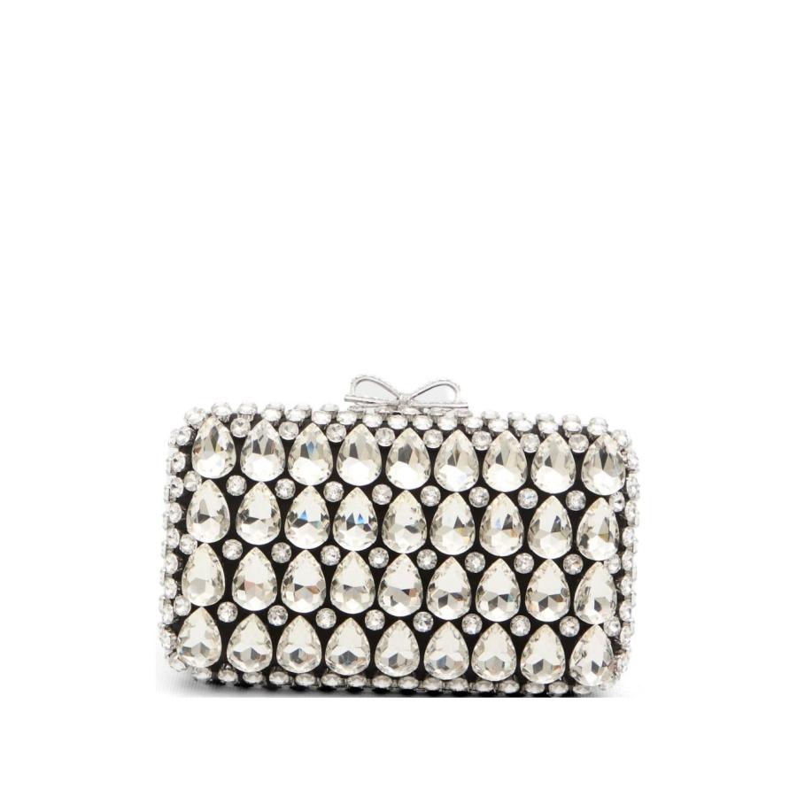 Self-Portrait Crystal Embellished Clutch by SELF-PORTRAIT