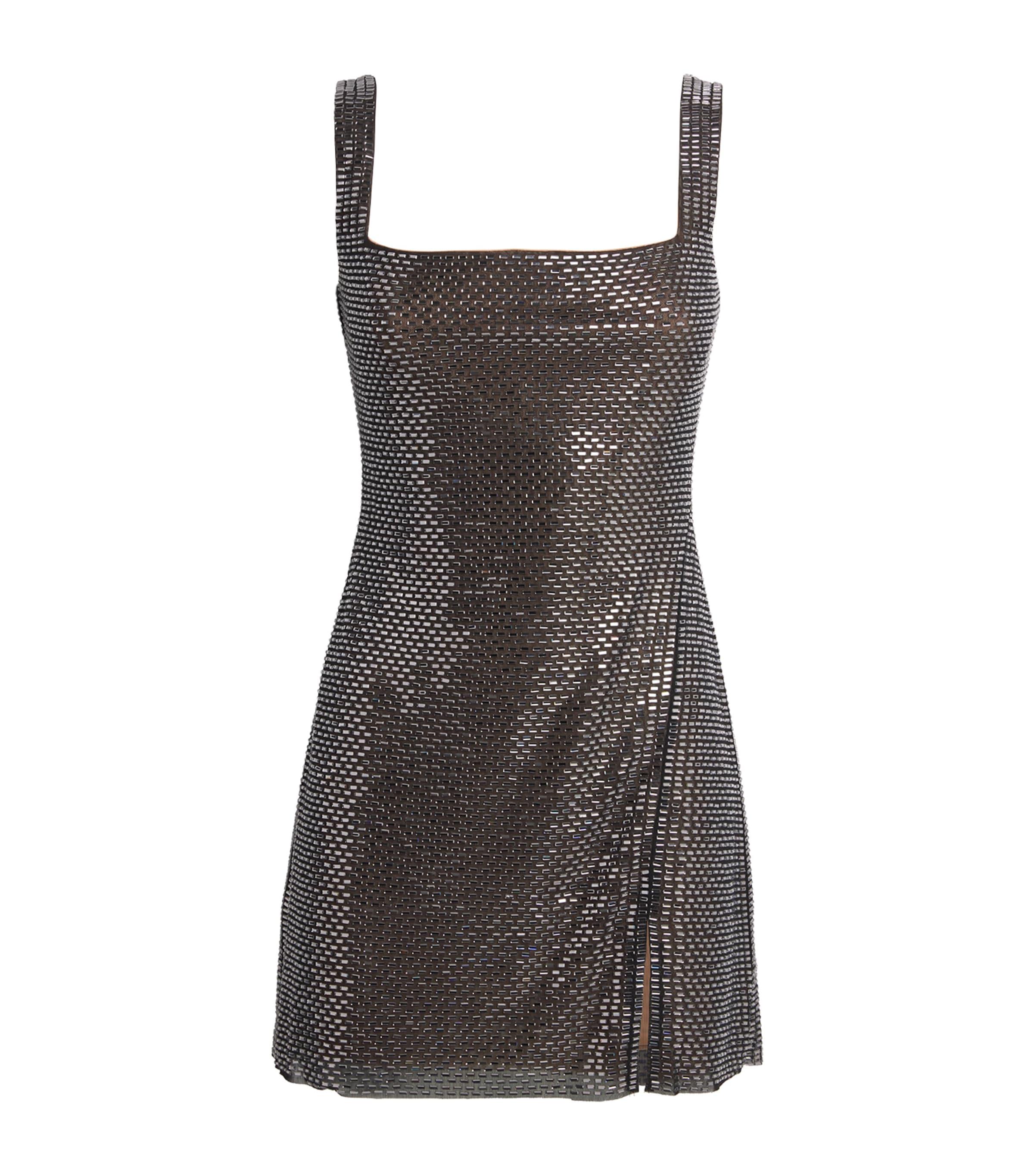 Self-Portrait Rhinestone Mini Dress by SELF-PORTRAIT