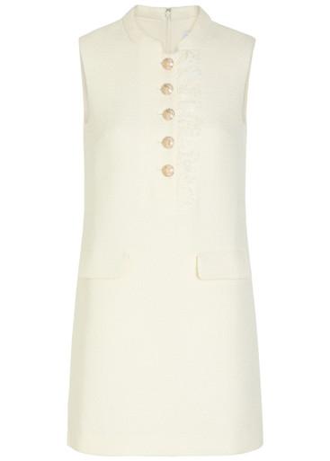 Tailored bouclé mini dress by SELF-PORTRAIT