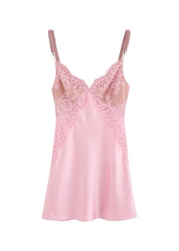X Christopher Kane lace and satin mini dress by SELF-PORTRAIT