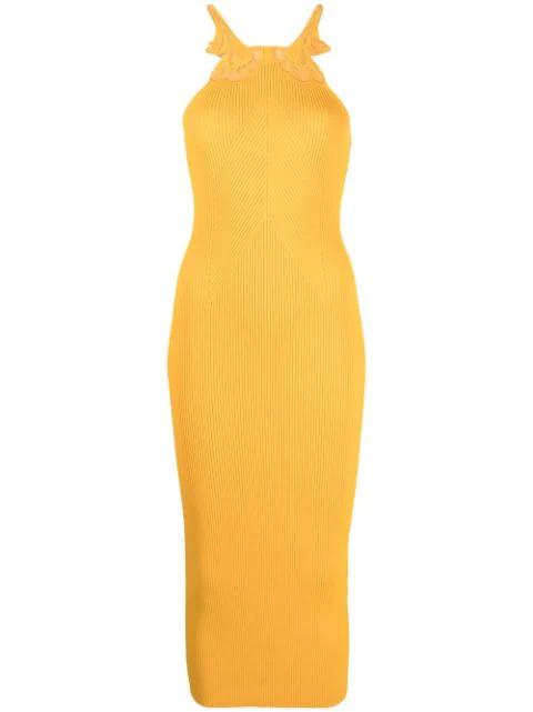 bodycon midi dress by SELF-PORTRAIT