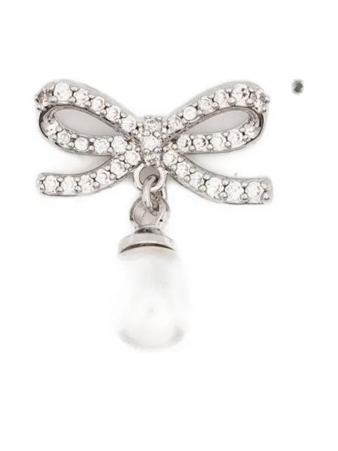 bow drop earrings by SELF-PORTRAIT