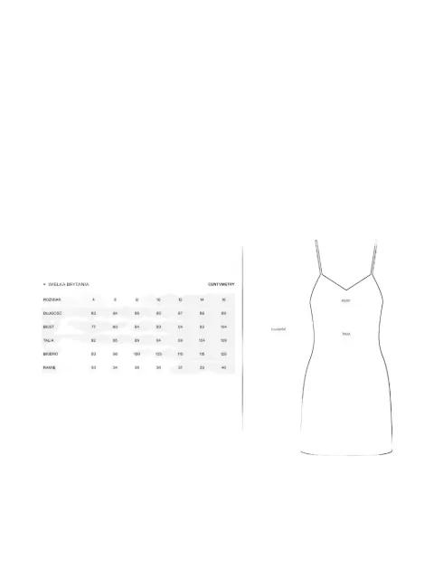 check button mini dress by SELF-PORTRAIT