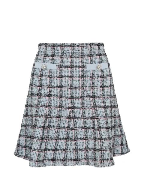 check knit mini skirt by SELF-PORTRAIT
