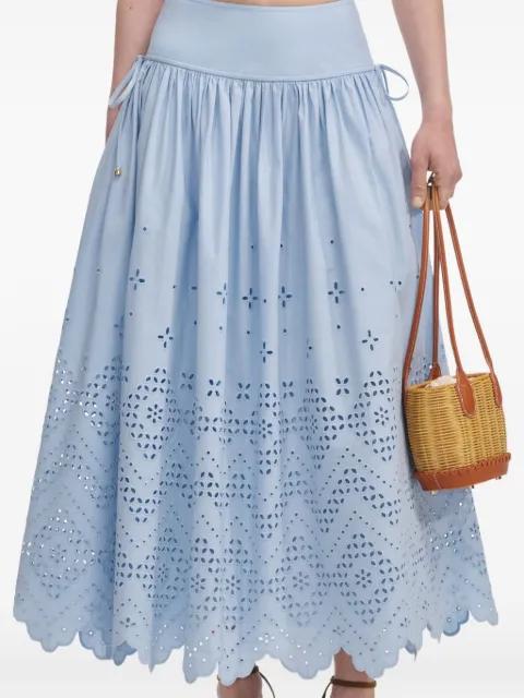cotton A-line skirt by SELF-PORTRAIT