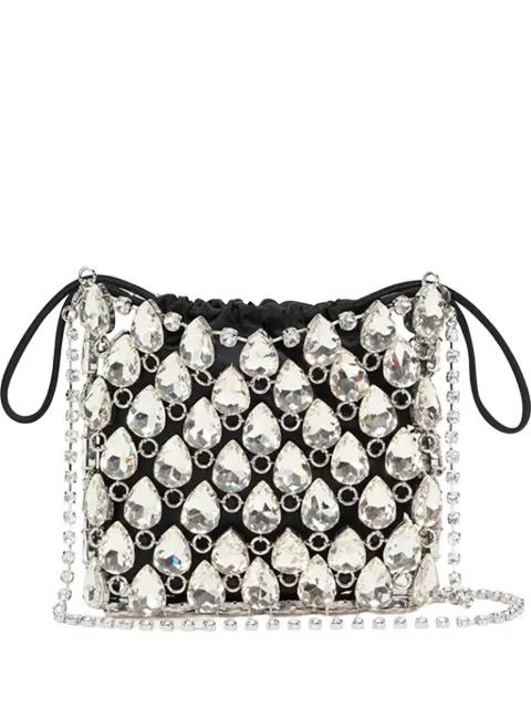 crystal chainmail mini bag by SELF-PORTRAIT
